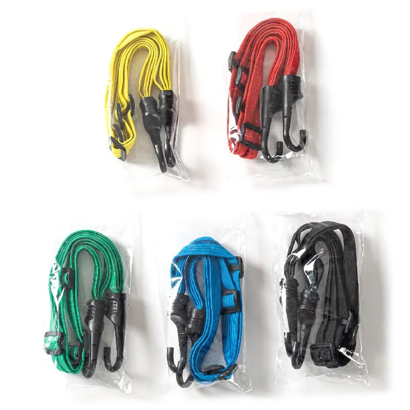 Retractable Elastic Rope Strap for Motorcycle and Bicycle Helmets with Organizer Net and Hook motorcycle helmet strap motorcycle luggage strap motorcycle luggage rope