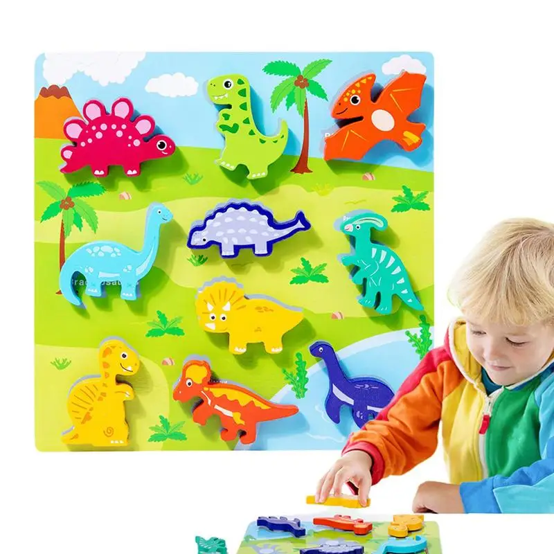 Jigsaw Puzzle Toy wooden Puzzles board game Early Educational toy matching puzzle game Funny Peel Magic Sticker Toy for kids wooden puzzles for kids ages 3 5 shape puzzle set montessori stem puzzle toys develop fine motor skills early educational toy