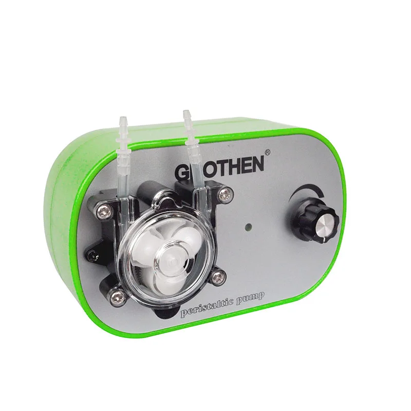 Liquid Transfer Pump Adjustable Peristaltic Pump Amount Adjustable High Precision Small Peristaltic Pump Liquid Pump GROTHEN 10ml/min to 160ml/min
