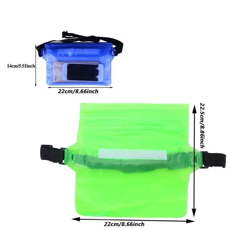 Three-Layer Waterproof Transparent Dry Bag