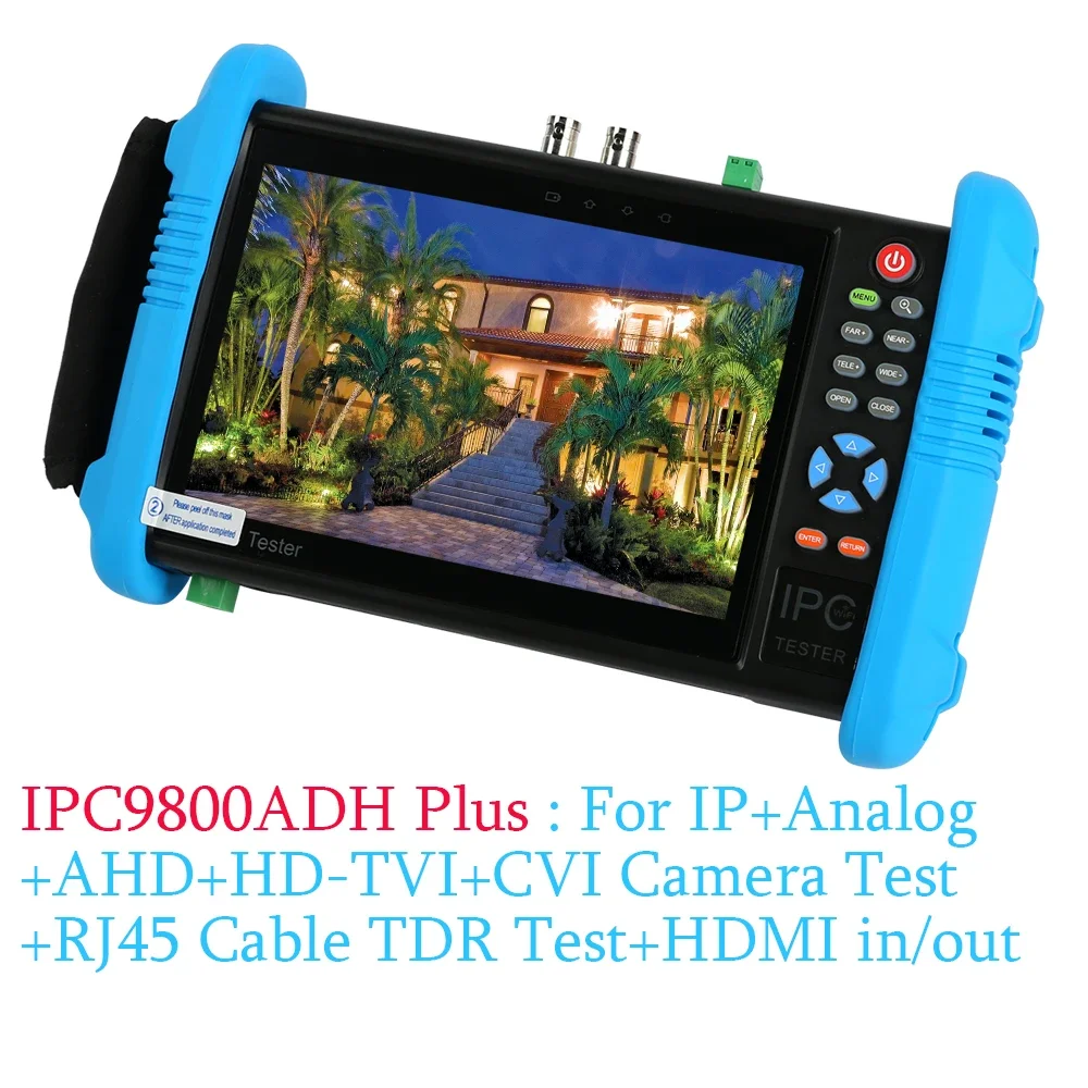 CCTV Tester IPC 9800ADH PLUS dengan Layar Sentuh Inci Discovery