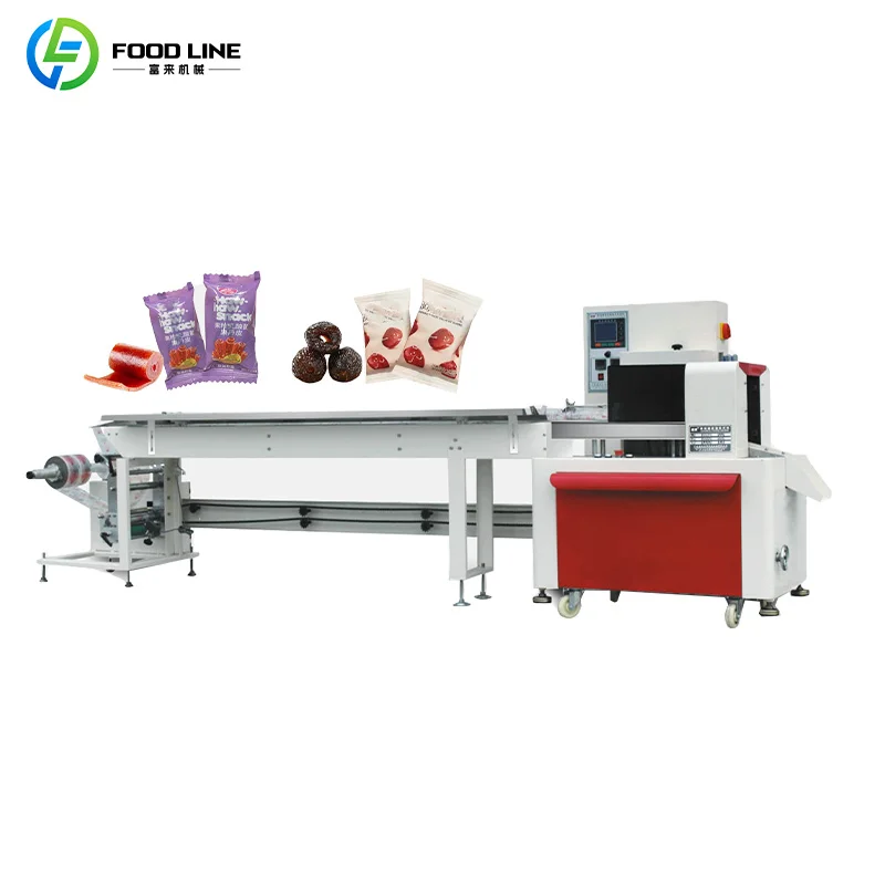 Macchina per Imballaggio Cuscini Personalizzata, Macchinario per Confezionamento in Plastica, Macchina per Imballaggio a Strisce - immagine 4
