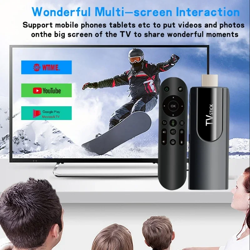 MX10 F3/MX10 mini TV stick h618 android13 ATV 4K HD TV box 2.4/5G WiFi smart TV receiver for Google YouTube Netflix media player 3