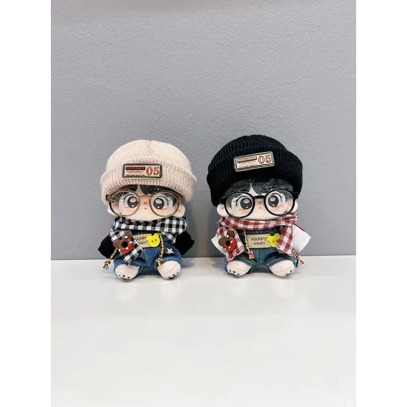 Baby clothes 10cm cotton doll clothes black and white forest set original attribute free handsome doll dressing 6