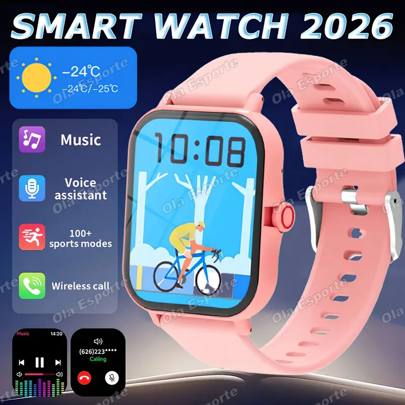 New Outdoor Smart Watch Health Monitoring Weather Bluetooth Call Music Control Sports Waterproof Women Men Smartwatch Gifts HW12 - Image 10
