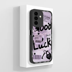 Cute Bear Biscuit Pattern Anti - Slip Silicone Case - Top Quality Protective Housing - Samsung A56 5G (TYB967)