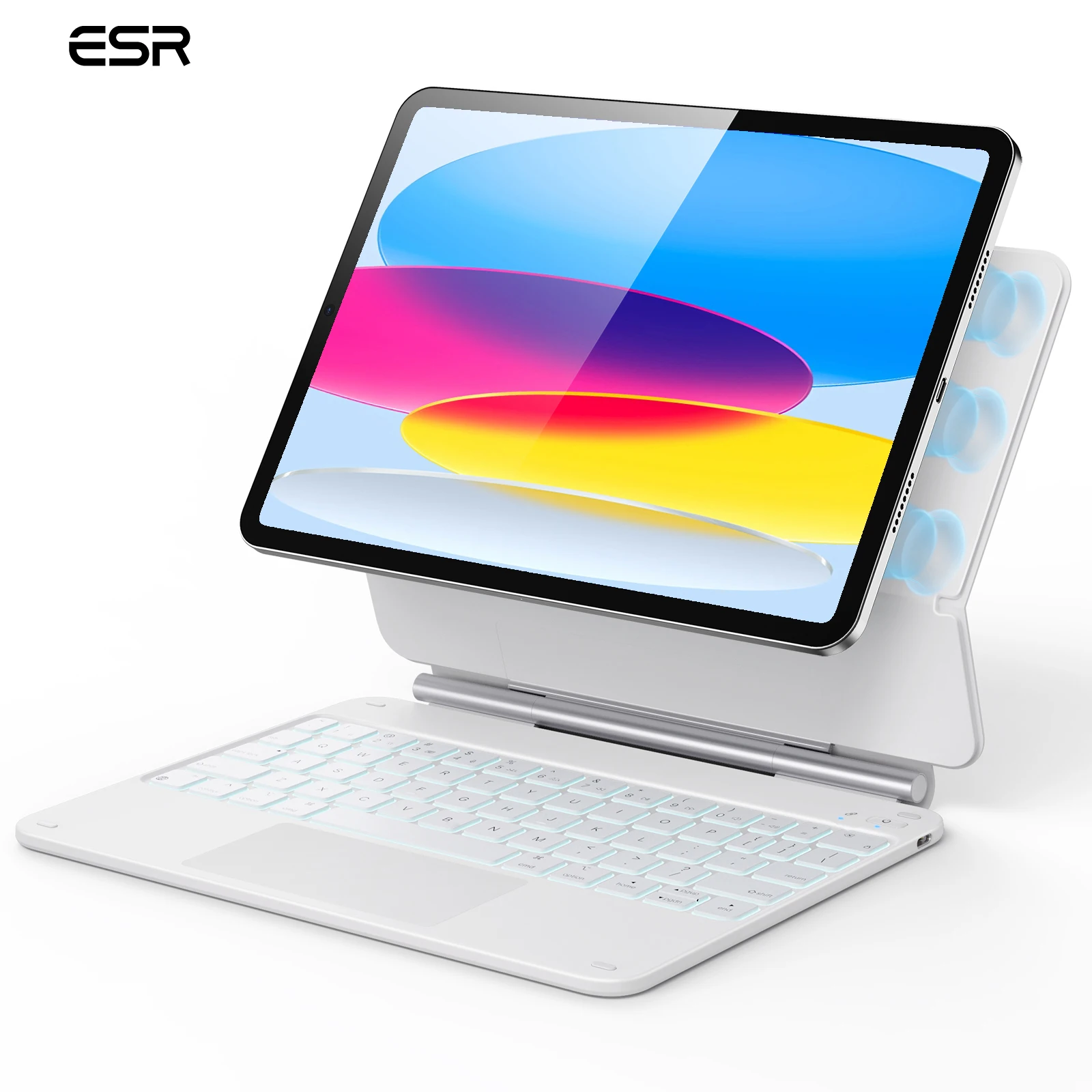 【MACO25】Magic Keyboard+ ESR製 Air用ケース ESR Rebound Magnetic Keyboard Case 360 iPad Air 13 M2