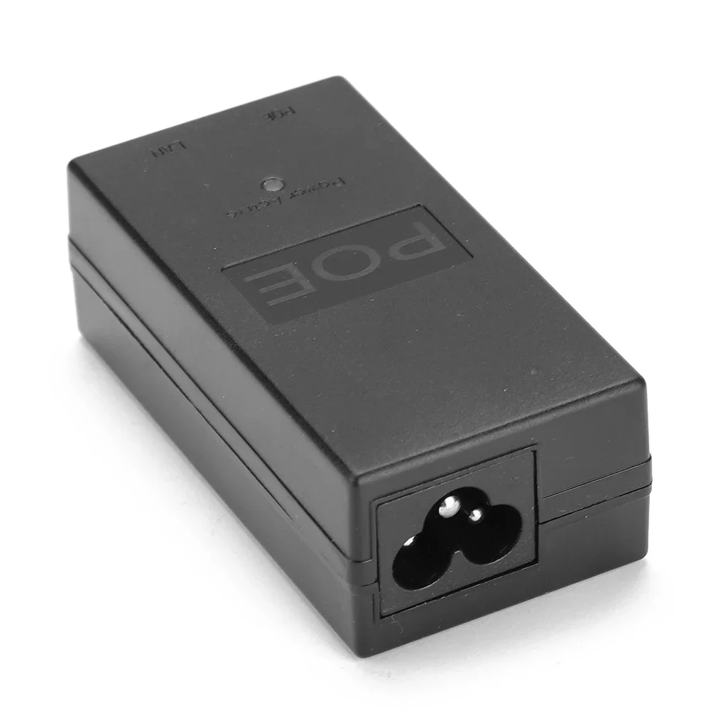24V/48V 0.5A Desktop POE Power Injector Ethernet Adapter Surveillance CCTV for IP Camera Power Supply With Security Protection