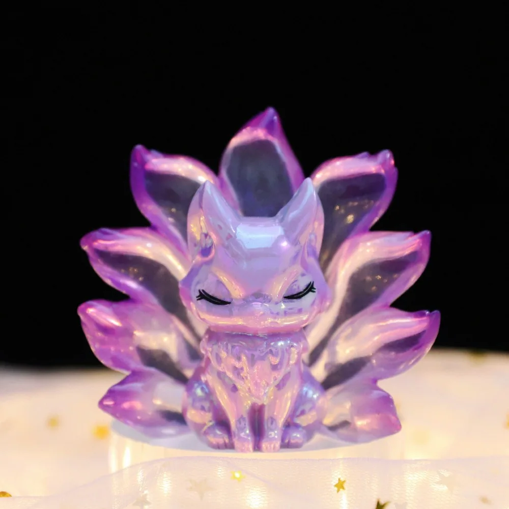 New Nine Tailed Fox Blind Box Action Figure Toy Rose Fairy Mystery