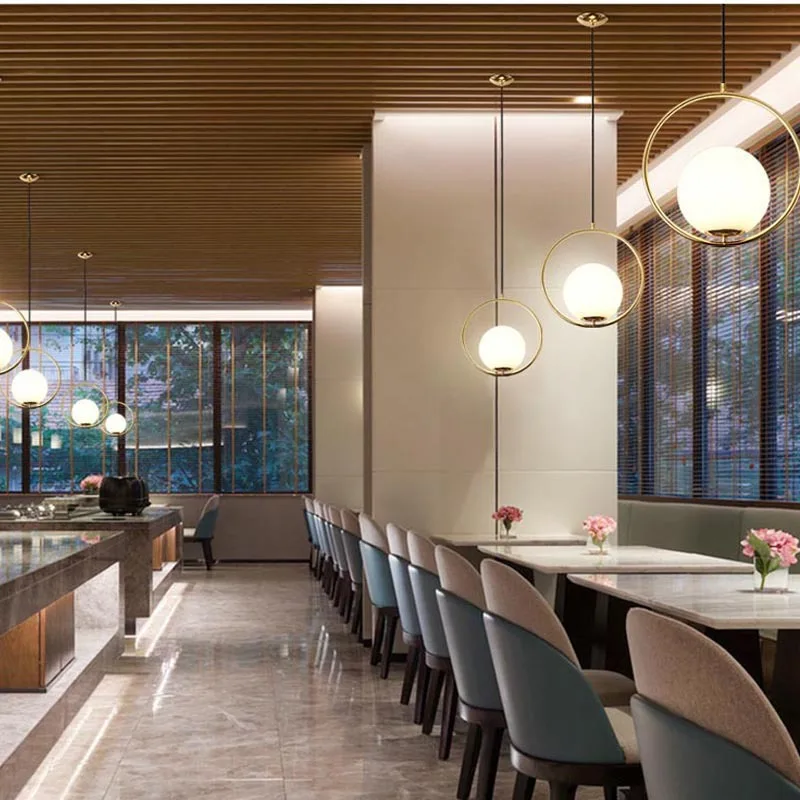 أضواء متدلية زجاجية حديثة للمطبخ وغرفة الطعام مصاب...