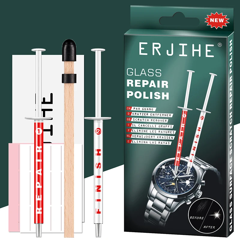 Sapphire Crystal Watch Glass Scratch Repair Kit ERJIHE Watch Glass