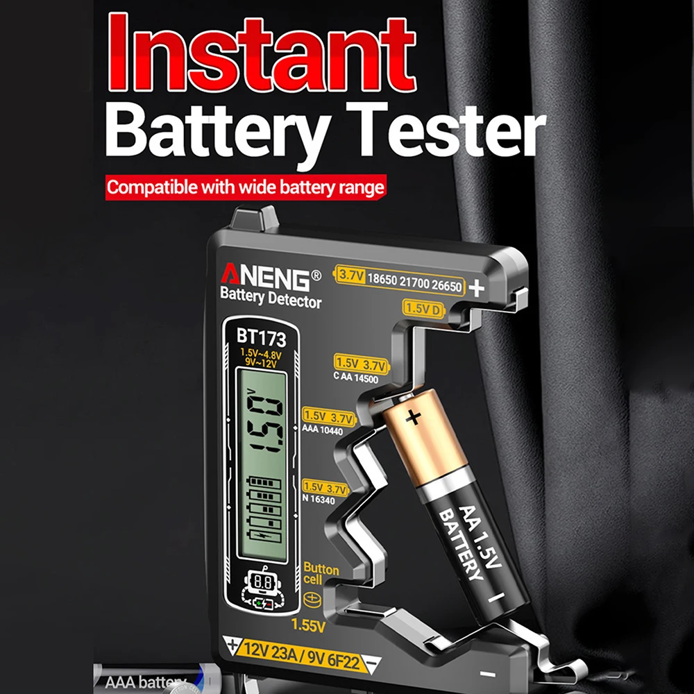 High-Precision Battery Power Detector with Visual Display