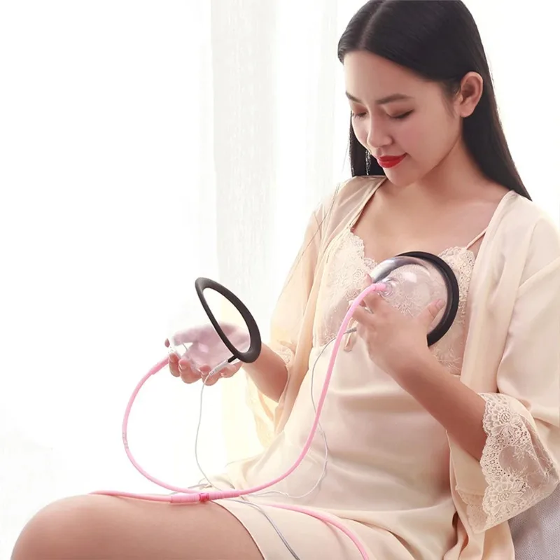 Vacuum Breast Massager Breast Enlargement Machine Pumps Enhance Breast Bigger Vacuum Cupping Buttock Lifting Enhancer Sucker