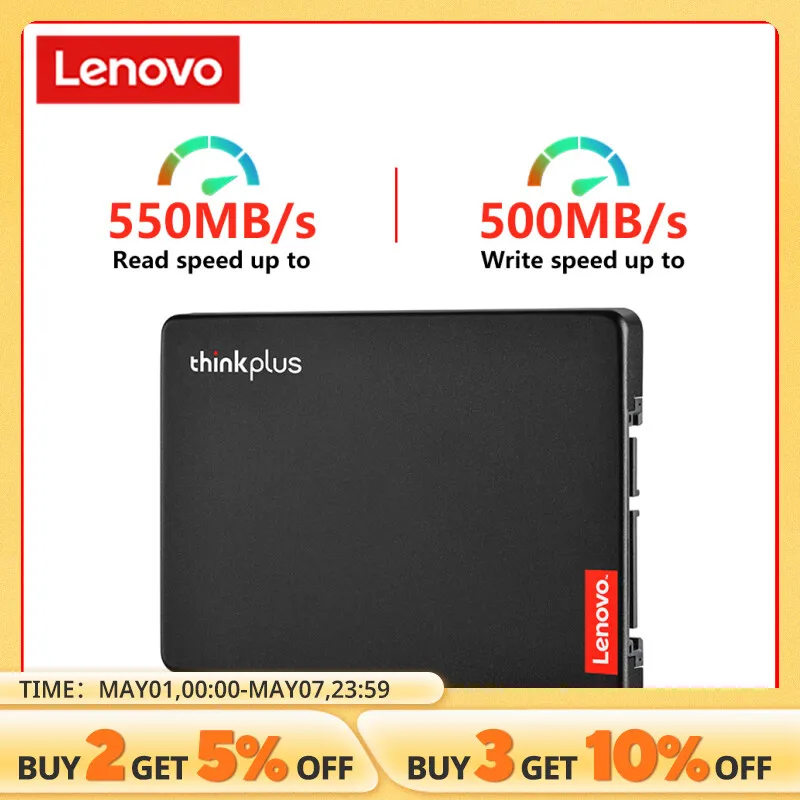 Lenovo SSD 240 GB 1TB 120GB 128GB 256GB 480GB 512GB 1 TB 2TB SATA 500GB Internal Solid State Drive Hard Disk for Laptop Desktop