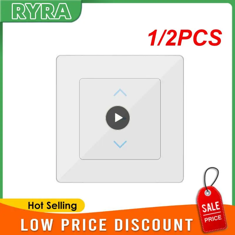 

1/2PCS New WiFi Smart Curtain Switch Touch Design for Motorized Curtains and Roller Blinds work with Tuya Smart Life App Alexa