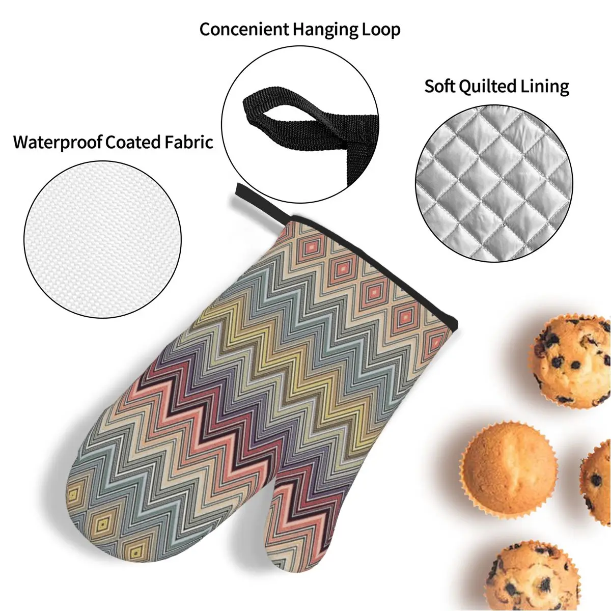 Oven Mitts Pot Holders Sets of 4 Non Slip Heat Resistant Camouflage Kitchen BBQ Gloves