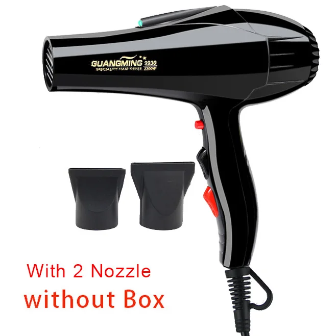 Para cabeleireiro e salão de beleza fio longo plugue da ue real 2100w potência profissional secador de cabelo salão de beleza secador de cabelo