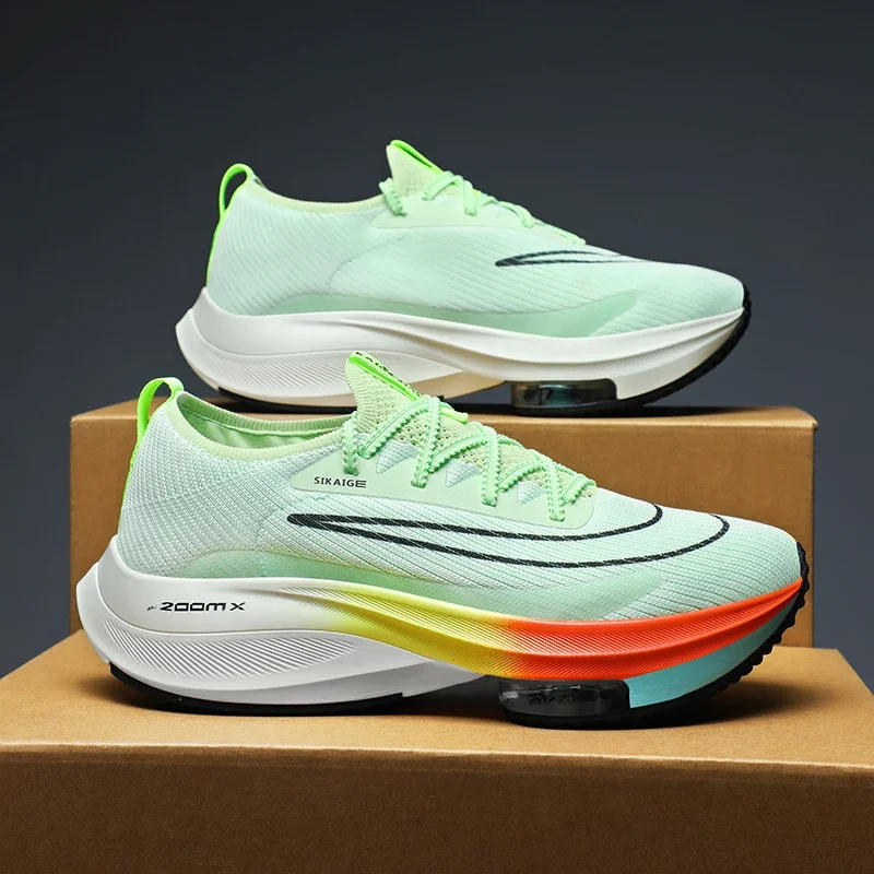 

2024 Marathon Air Cushion Men Sports Running Shoes Breathable Lightweight Women's Comfortable Child Athletic Training Sneakers