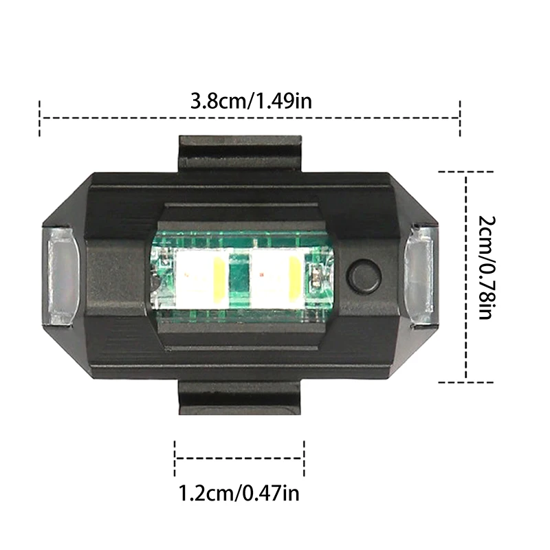 Lampe LED de Sécurité Bleue 5V - Lot de 10