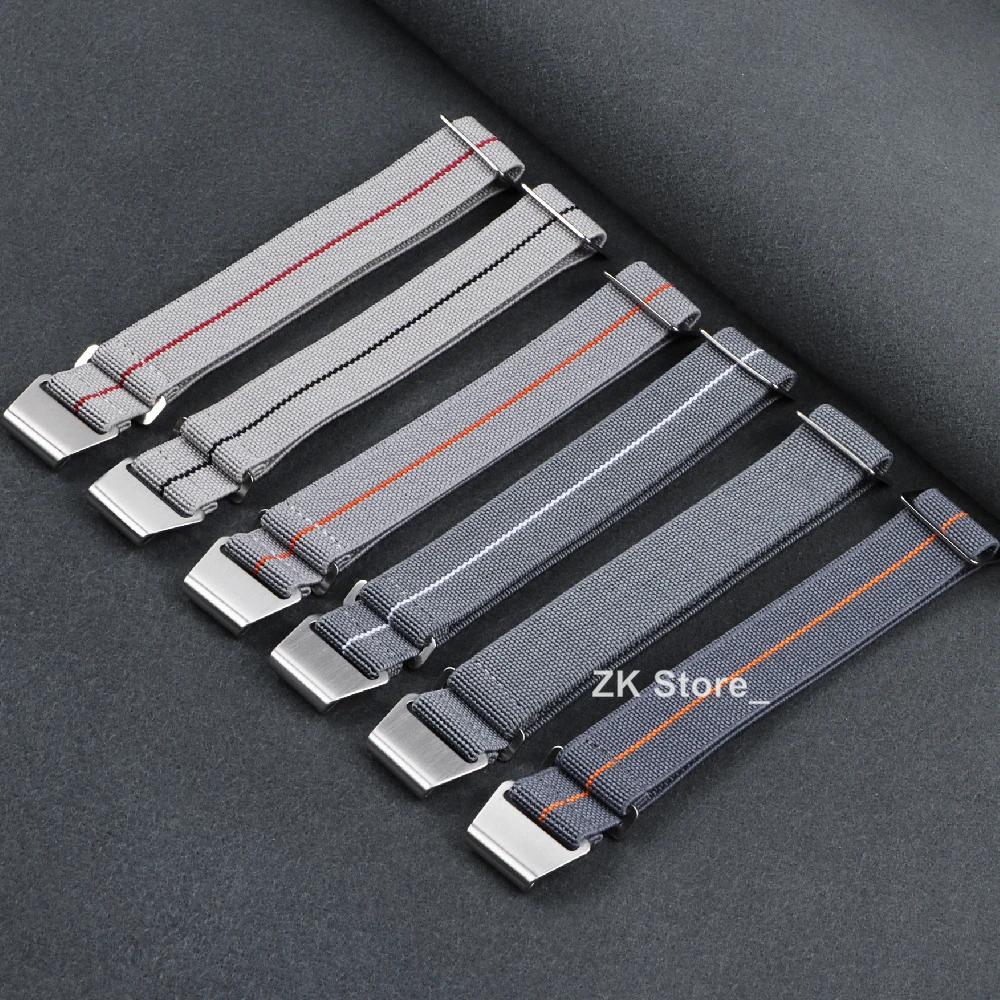 Versatile Nylon Braided Watch Band Elastic Strap - Sport Bracelet