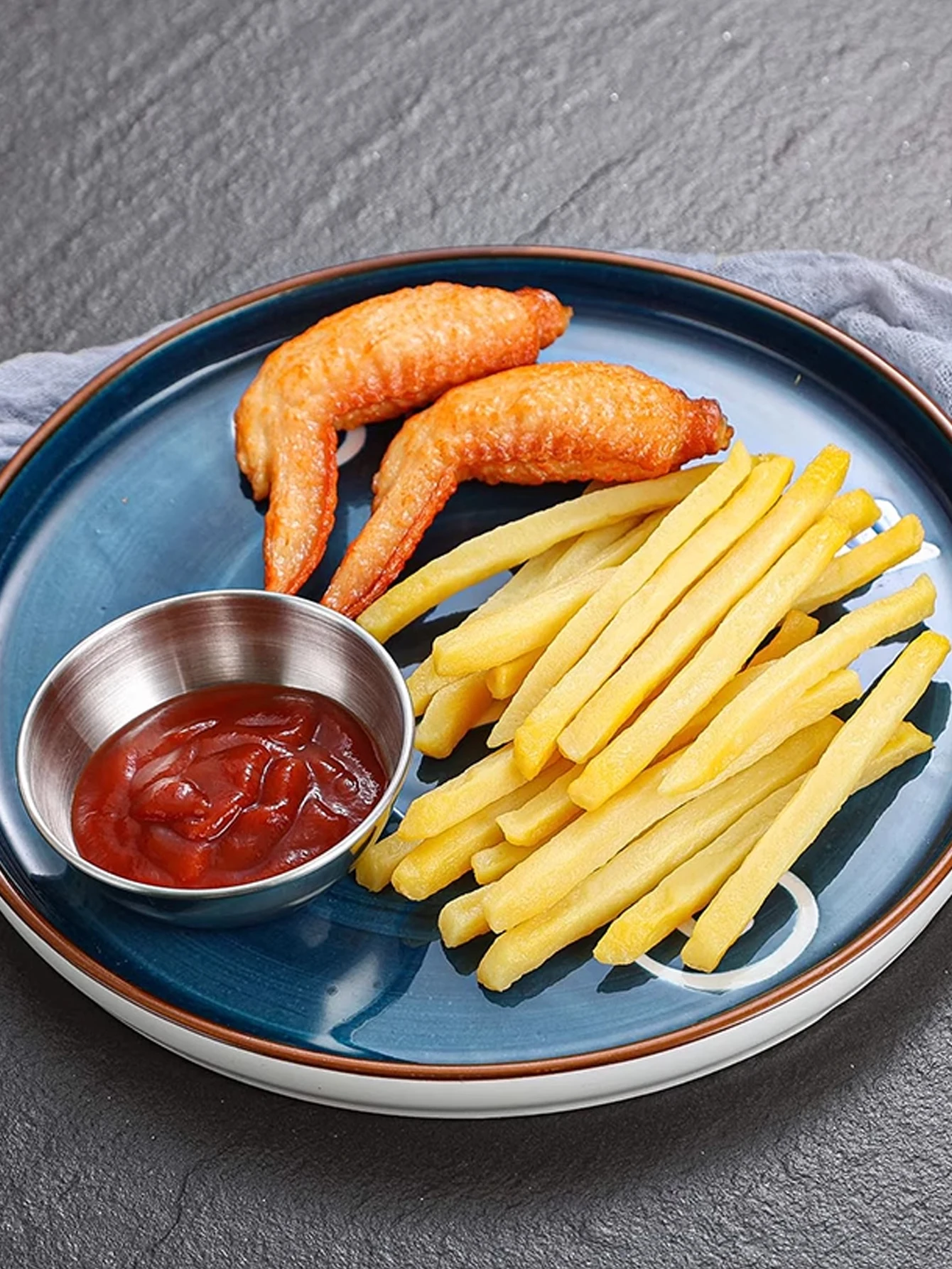 2/4/12 stücke Edelstahl Goldene Sauce Gerichte Vorspeise Gewürz Serviergeschirr Sets Tablett Gewürz Platten Küche geschirr – Detail 8