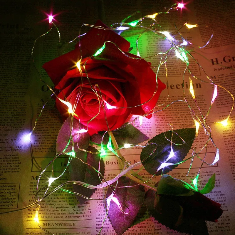 Fairy String Lights Fairy Lights Fairy Lights Copper Wire LED String Lights For Bedroom Wedding New Year Home Decor