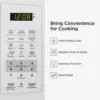 EM720CPL-PM Countertop Microwave Oven with Sound On/Off, ECO Mode and Easy One-Touch Buttons, 0.7 Cu Ft/700W, Pearl Whit 5