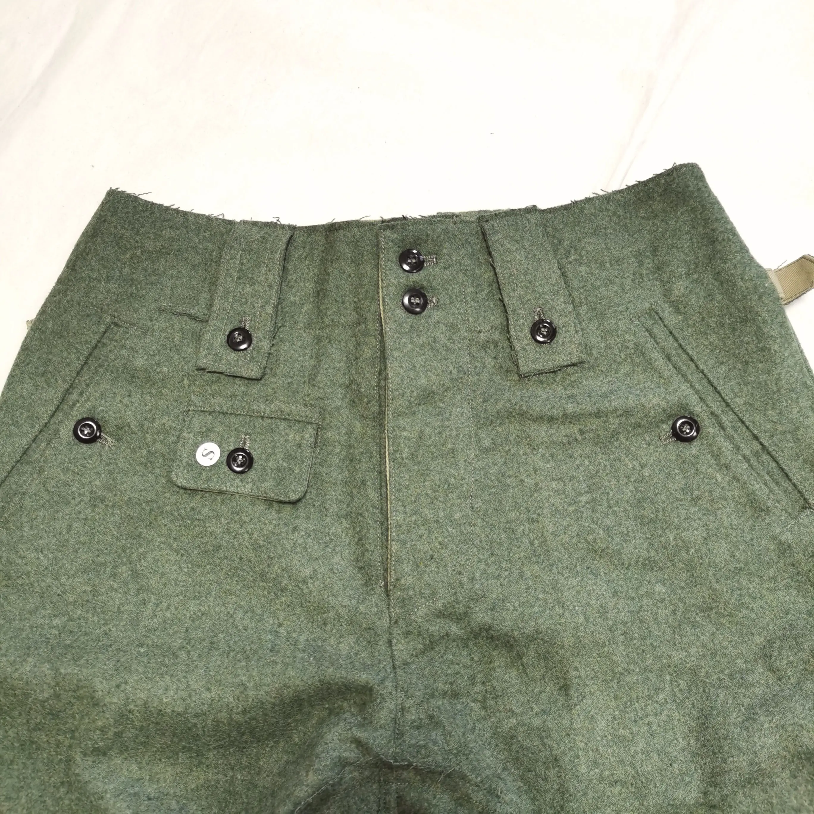 Reenactment GERMAN 1943 M43 WH EM FIELD RETRO GREY WOOL TUNIC & TROUSERS SET Military Uniform High Quality