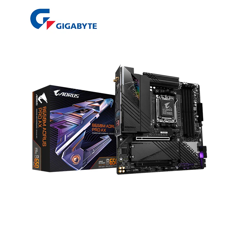 AMD Ryzen 5 7500F R5 7500F CPU + GA B650M AORUS PRO AX 마더보드 + Kingston FURY Beast DDR5 32G (16G * 2)5600 MHz EXPO RA