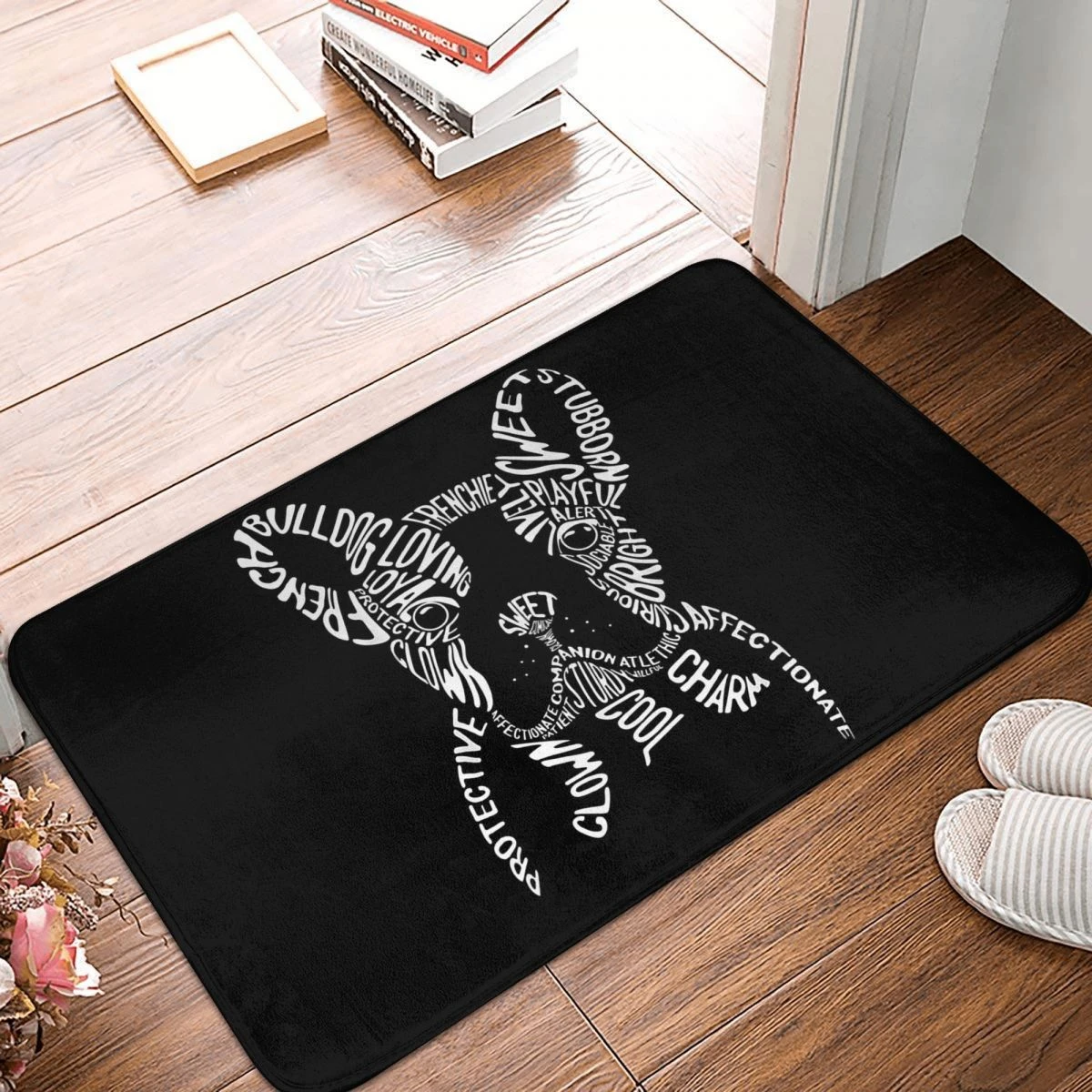 French Bulldog Outdoor Doormat Carpet Kitchen French Bulldog Cute