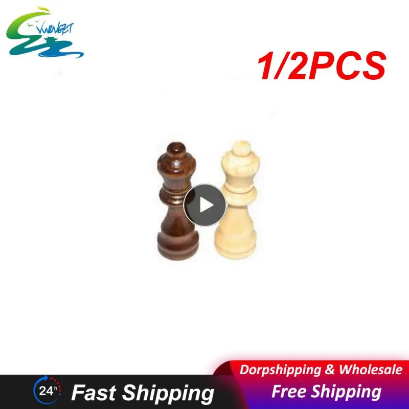

1/2PCS Folding Chess Pieces Board Magnetic Wooden Folding Chess Set Board Game Chess Set Wood Board Game Handmade Antique Style