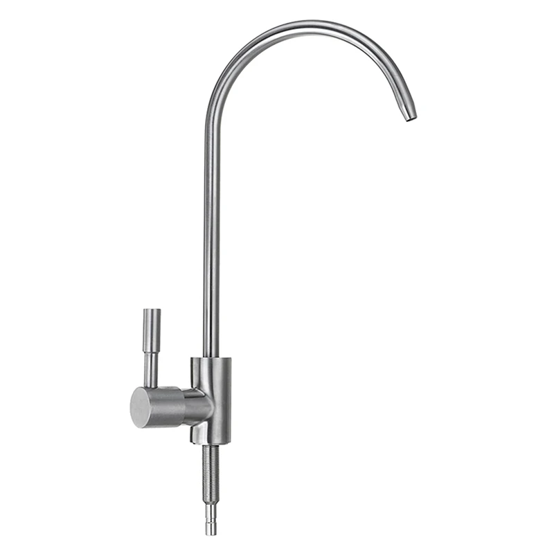 Direct Drinking Faucet Stainless Steel Kitchen Water Faucet 1/4 Inch Connect Hose Reverse Osmosis Filters Kitchen Water Purifier