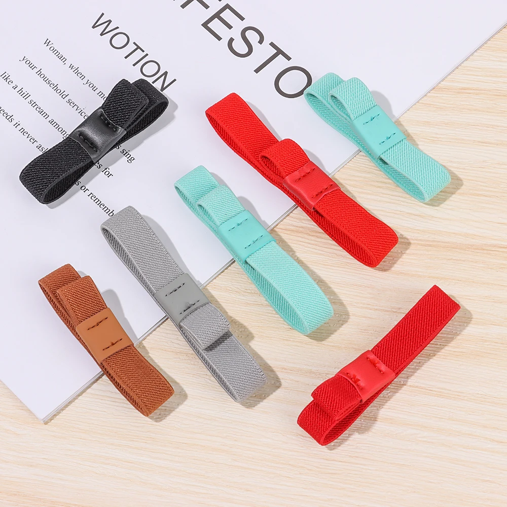 1PC Elastic Band Pen Holder for A5/A6 Notebook Core Rope Bandage School Office Supplies Stationery Desk Organizer Accessories