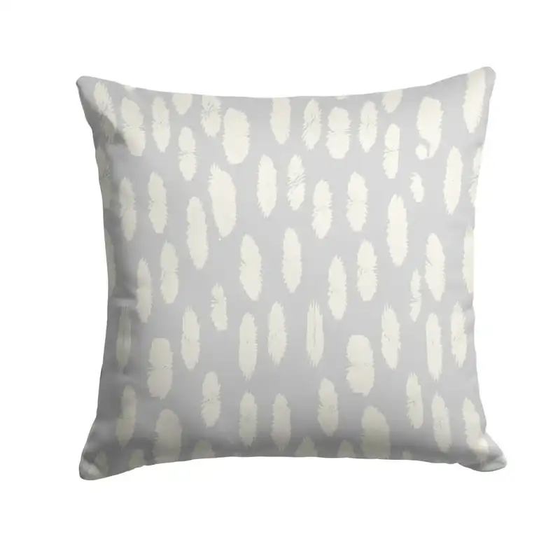 

White Mini Dot Fabric Decorative Pillow AZD1027PW1414