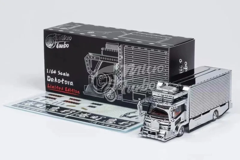 Micro Turbo MT 1:64 floor-to-ceiling plated van Dekotora alloy