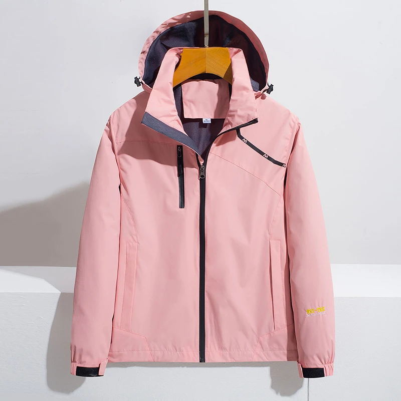 Chaqueta impermeable con capucha para mujer, chaquetas y abrigos deportivos para exteriores, rompevientos, transpirables, nueva moda de primavera| | -