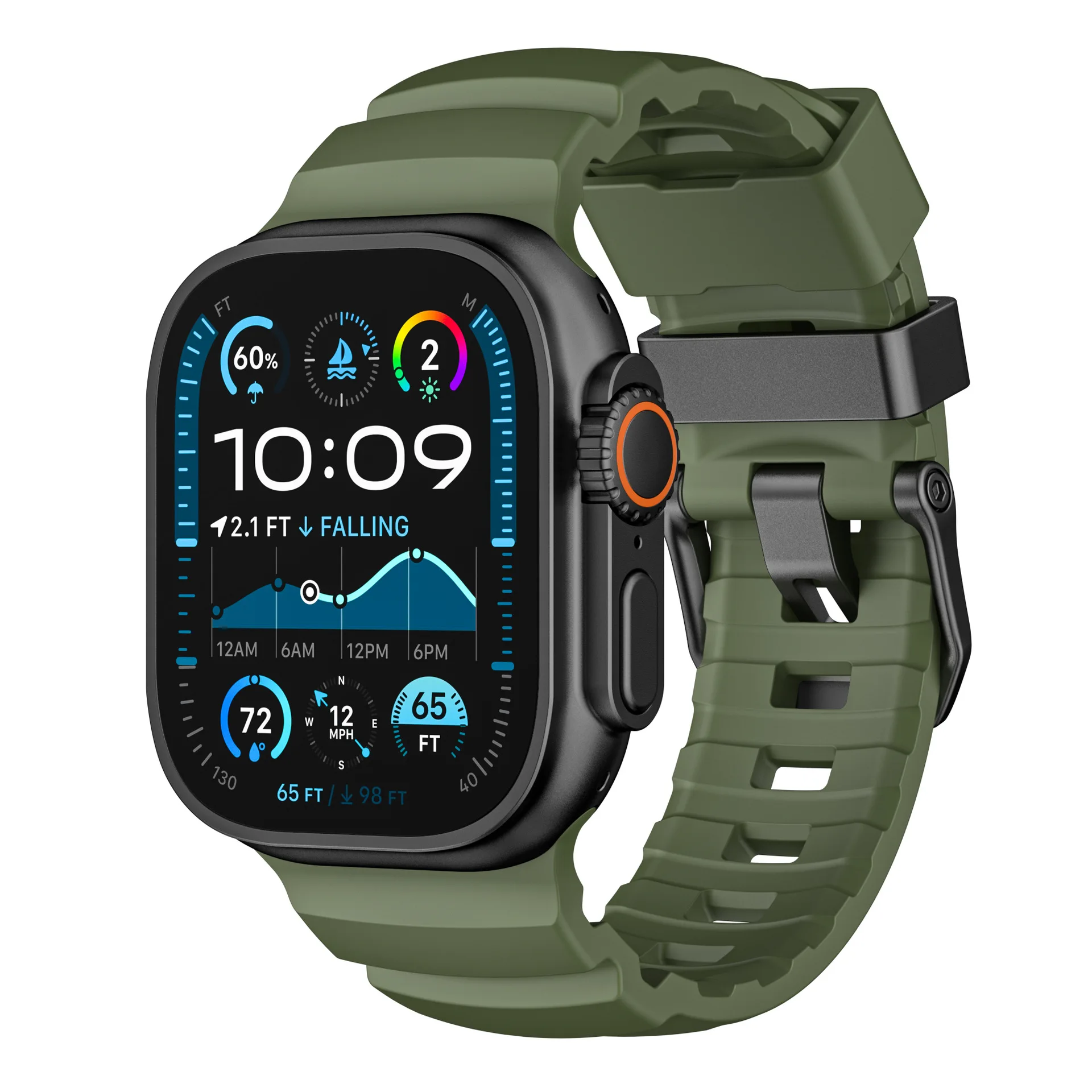 Silicone Sport Bracelet - Vibrant Rubber Strap