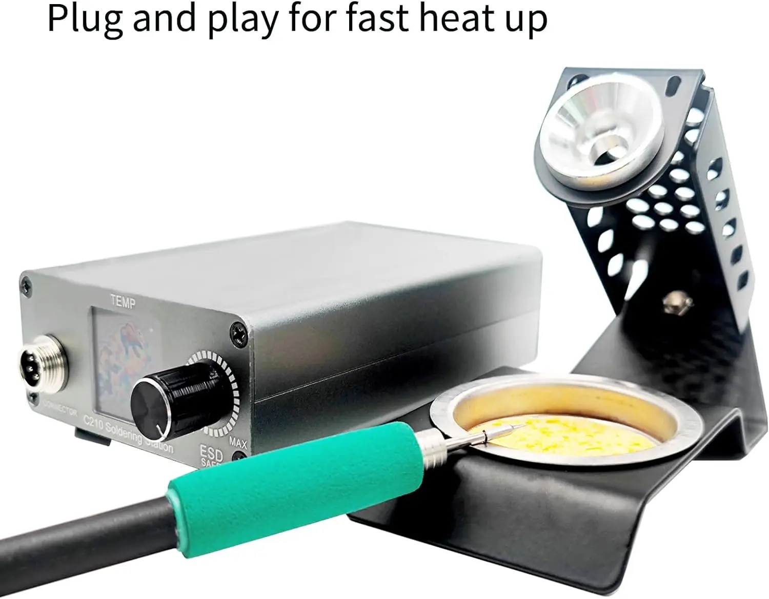YUANPIN T210 Electronics Soldering Station 75W LED Display Digital JBC Soldering Iron Quick Heating Mobile Phone Repair Tool 5