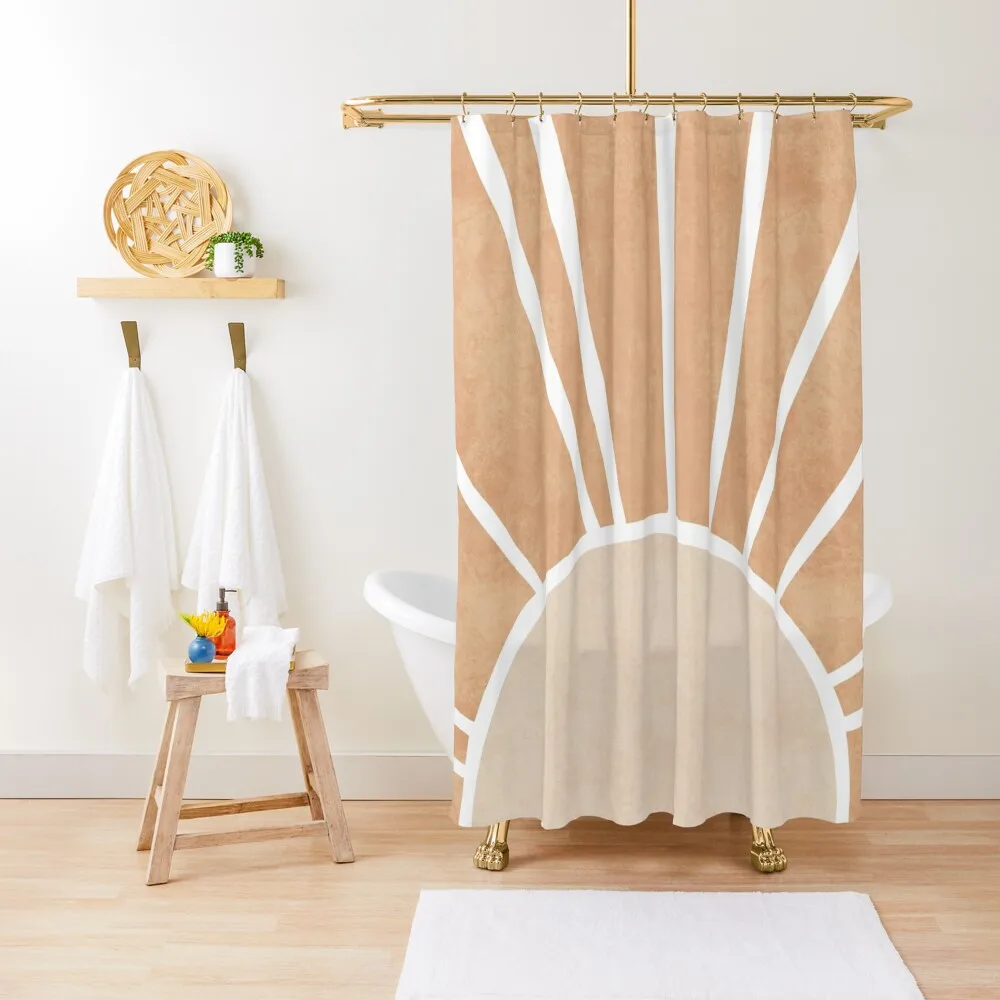 

Warm pastel sunshineShower Curtain Bathroom Decor Modern Bathroom Accessories Bathroom Box Elegant Curtain