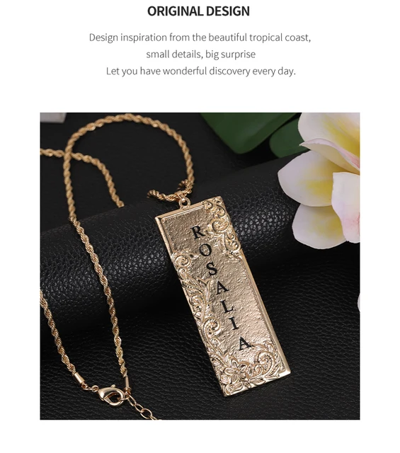 Flower Locket Necklace S00 - Men - Fashion Jewelry