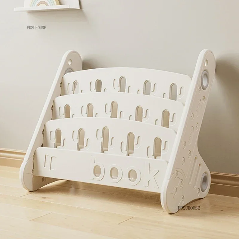 Multi-layer Book Picture Children's Bookshelf Home Floor-standing Book and Toy Storage Rack Large-capacity Children's Bookcases