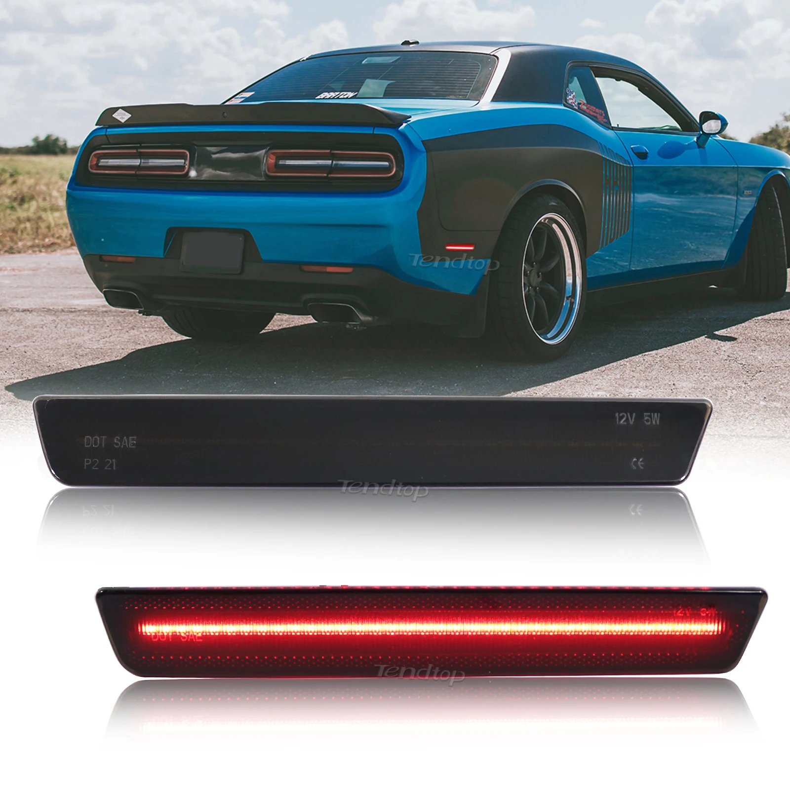 

Фонарь поворотный для переднего и заднего зеркала Dodge Challenger 2015-2023