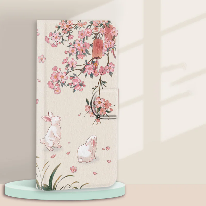 Luxury Floral Flip Dustproof Phone Case – Premium Back Cover  with Elegant Design