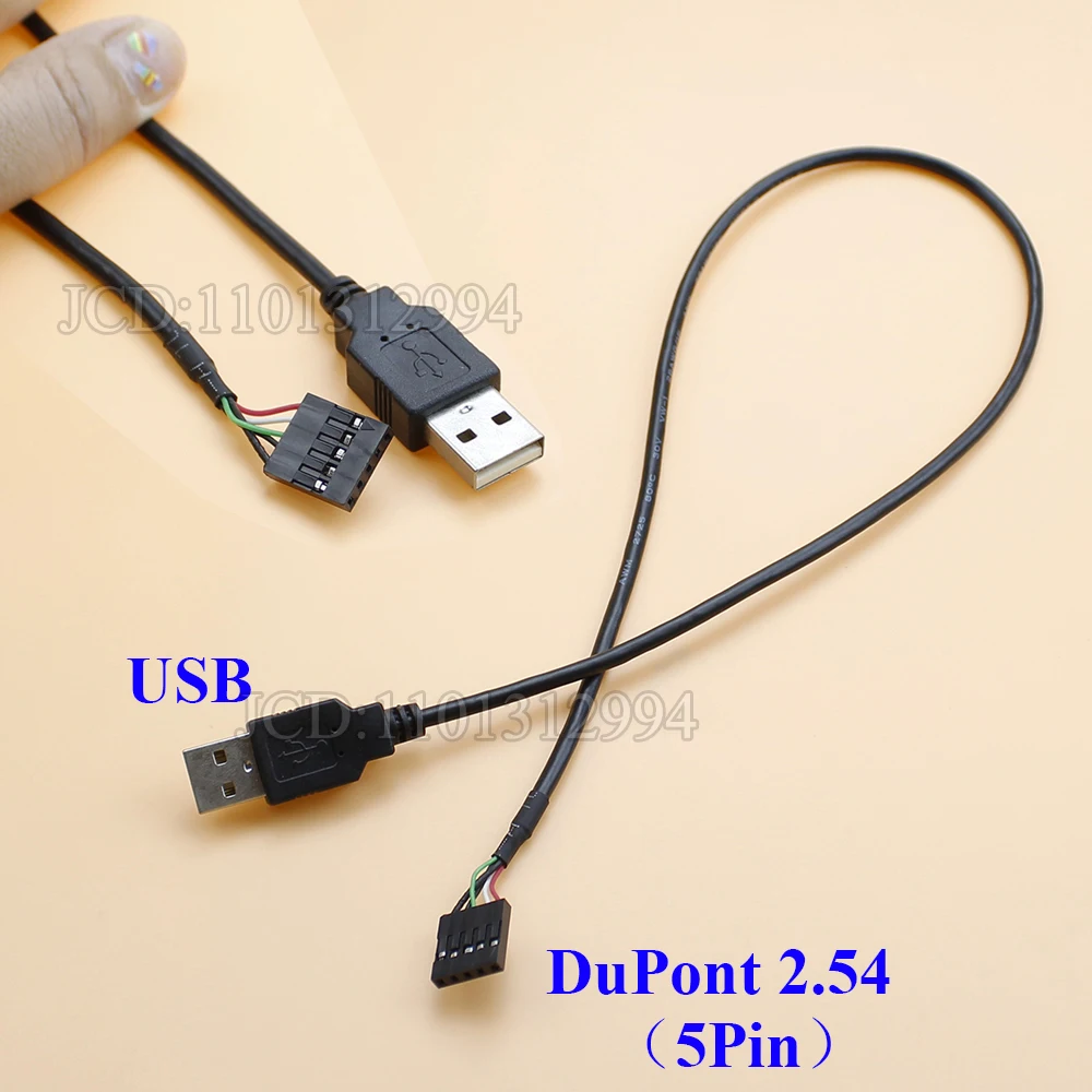 1 Stück USB-zu-DuPont-2.54-Adapter-Verlängerungskabel, Touchscreen-Kabel, USB-Anschluss, Datenkabel, 50 cm Drucker