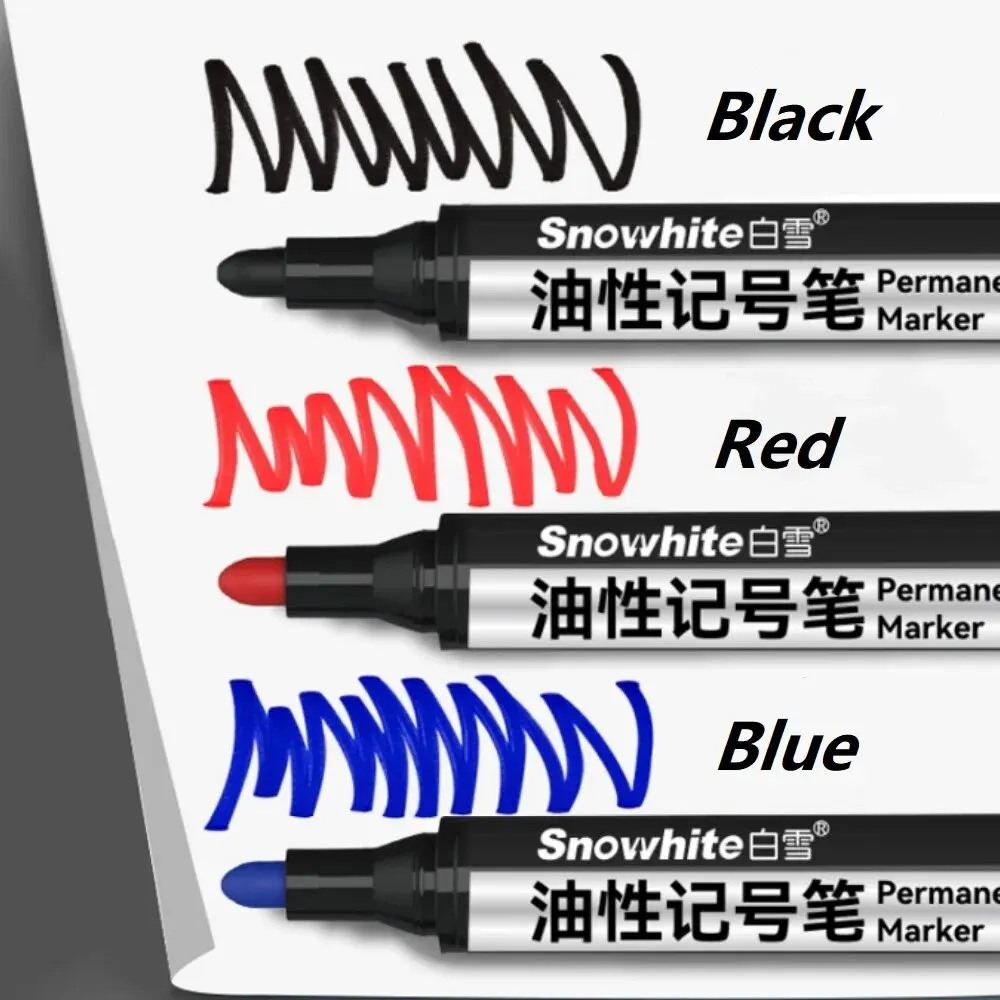 10pcs Oil Based Paint Pen Quick Dry Waterproof Marker for Rock Wood Fabric Plastic Canvas Glass Mugs