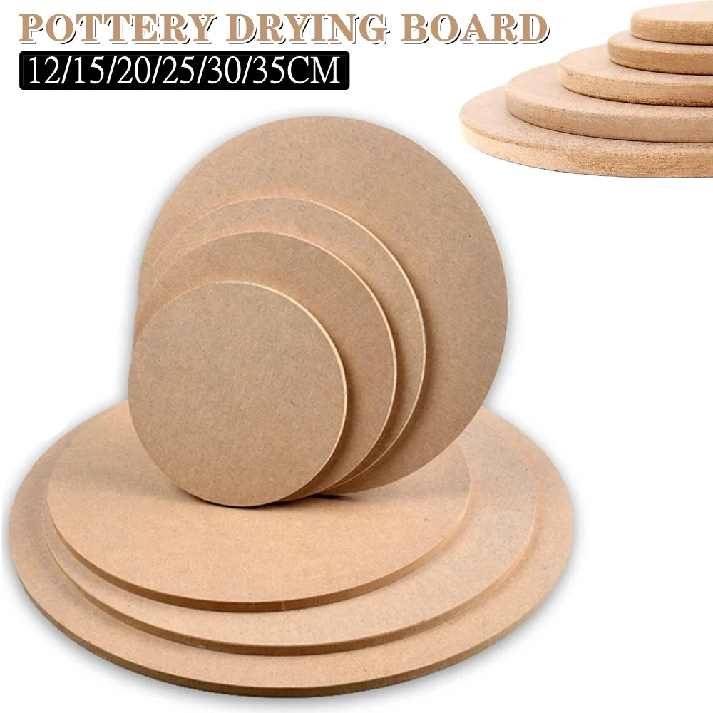 도자기 휠 박쥐 건조 섬유판 12-35CM 도자기 건조 보드 DIY 점토 도구 세..