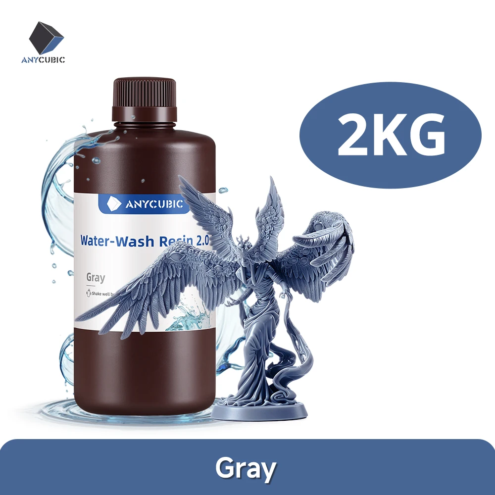 ANYCUBIC High-Precision Low-Odor 3D Printing Resin with Easy Clean-Up