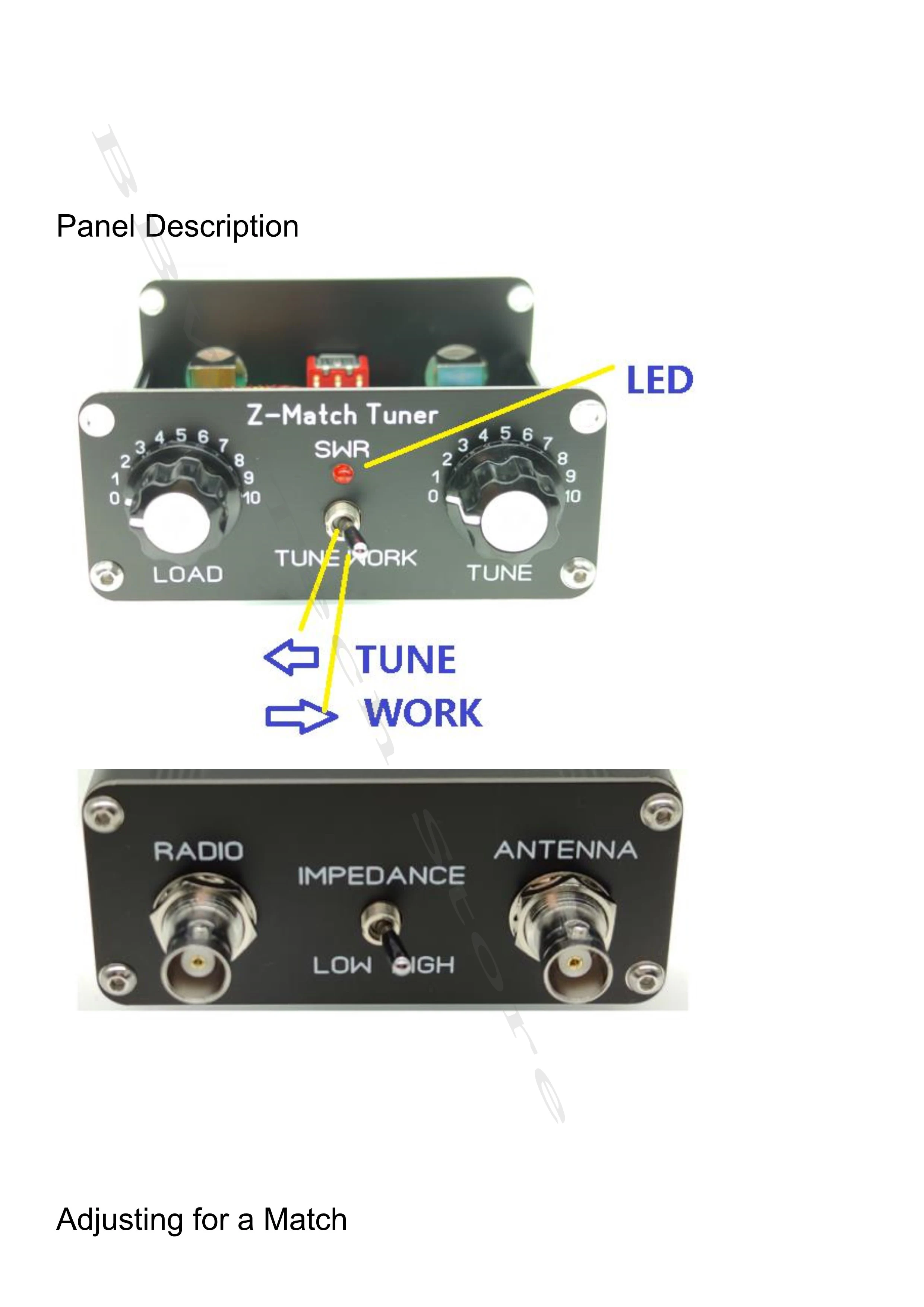 QRP Z-match 5W Manual Antenna Tuner 3-28 MHz | eBay
