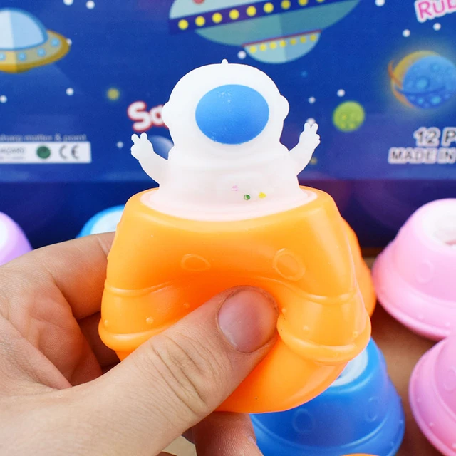 Relaxation with Astronauts Squishy Anti-Stress Fidget Toys for Kids