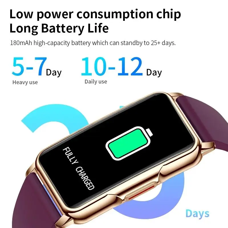 LIGE Men Smart Band Women Watch 1.47 inch Full Touch Heart Rate Sports Fitness Smartwatch For Android IOS Smart Bracelet Ladies